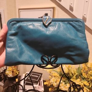 Jane Shilton made in England leather clutch